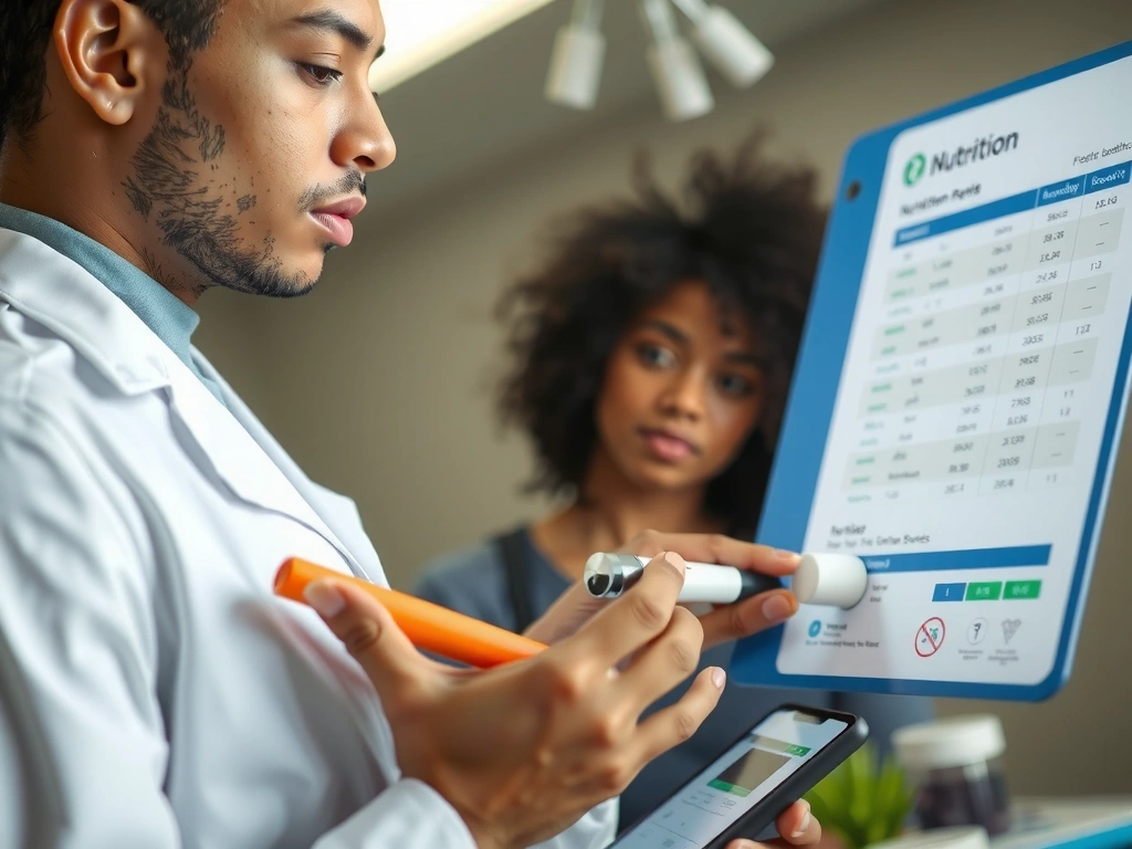 นักโภชนาการวิเคราะห์ผลเลือด